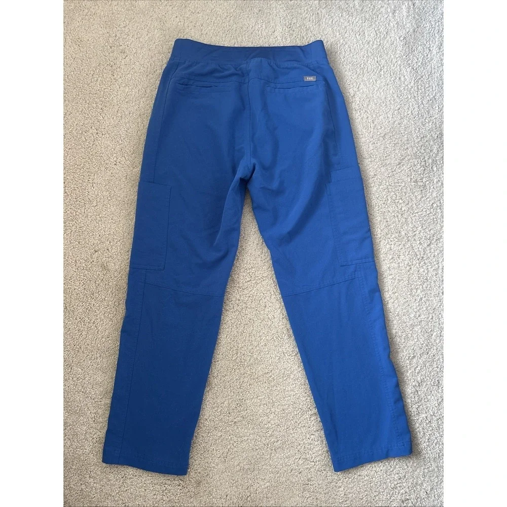 FIGS Men's Royal Blue Axim Cargo Scrub Pants Medical Style T2001S Sz Small S